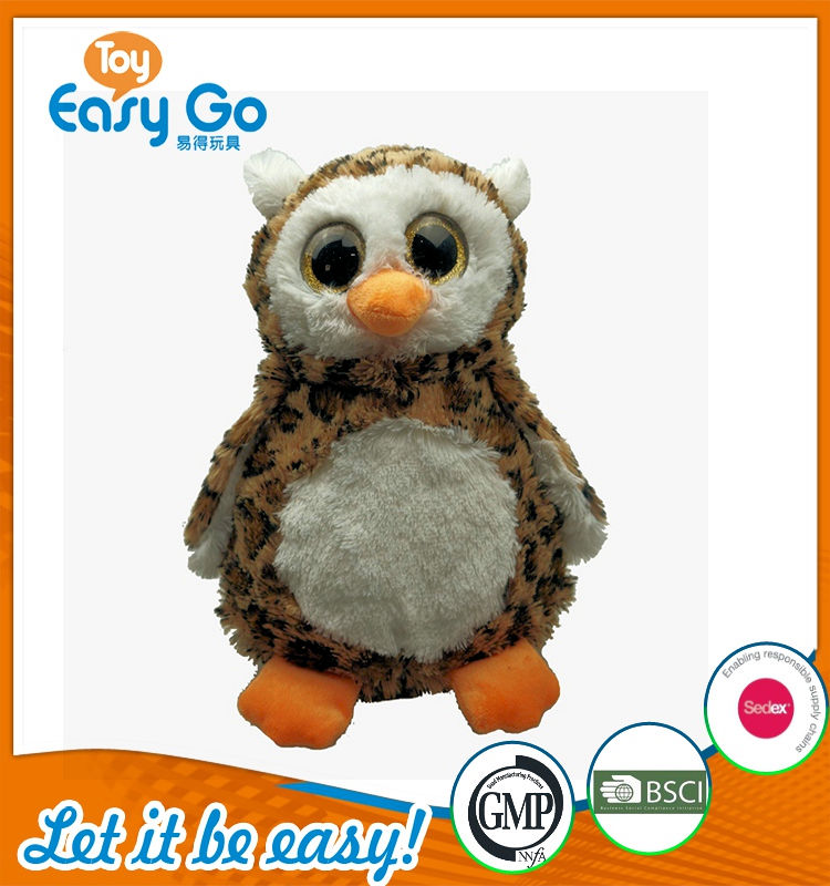 Customized plush owl toys